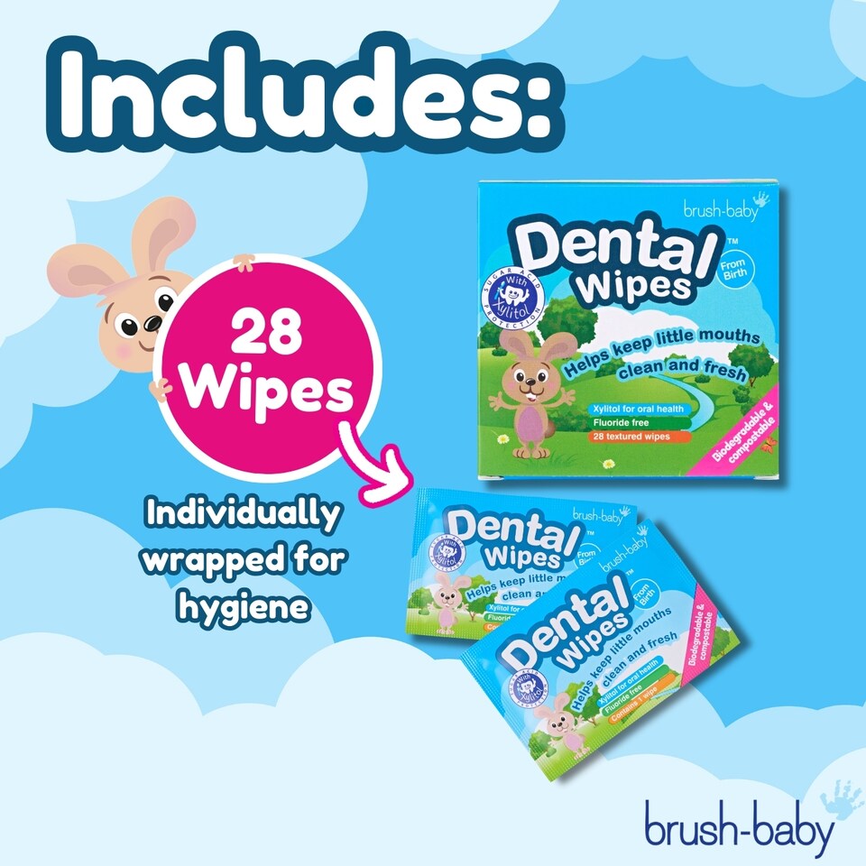 image 1 of Baby Dental Wipes™ | Baby Gum & Tooth Wipes