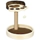 image 1 of PawHut 44cm Cat Tree Tower with Scratch Post, Platforms, Ball, Brown