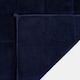 image 3 of OHS Teddy Fleece Weighted Blanket 6kg, 125x180cm - Navy Blue