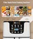 image 5 of 5.5L Digital Air Fryer with Timer and Low Fat Oil Free White