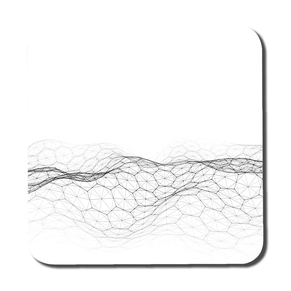image 1 of futuristic digital landscape (Placemat & Coaster Set)