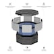 image 6 of Wave Como 6 Person Eco Foam Hot Tub, EnergySave Bundle, Flint Grey