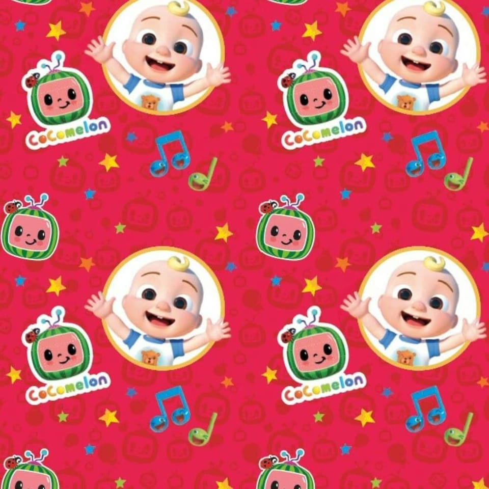 image 1 of CoComelon 4m Roll Wrapping Paper