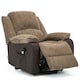 image 3 of Postana Dual Motor Electric Rise Recliner Jumbo Cord Fabric Chair (Brown)