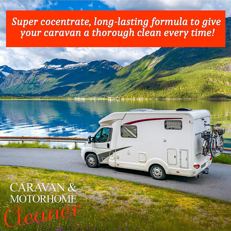 image 1 of Homefront Caravan and Motorhome Cleaner Deeply Cleans to Remove Black Streaks Dirt and Grime Easy to Use Formula (8 Litres)