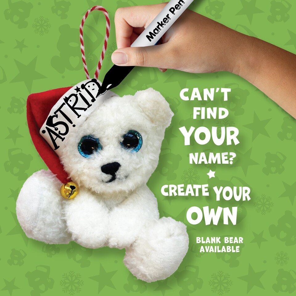 image 1 of Personalised My Christmas Bear Decor - 100+ Titles - Love You Dad
