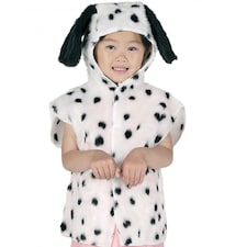 Bristol Novelty Childrens/Kids Dalmatian Tabard - White/Black - One Size One Size