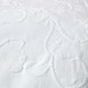 image 3 of Homescapes White Cotton Rich Floral Metelassé Pattern Bedspread - Double | White