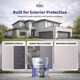 image 3 of HQC Masonry Paint -  Weatherproof & Long-lasting Protection For All Exterior Walls - Classic Grey - 10L