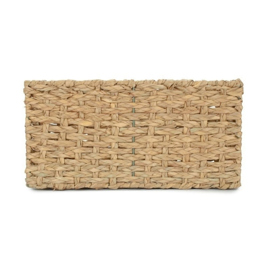 image 1 of Thatch Grass Woven Storage Basket Green | S