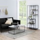 image 5 of Seaford Tall Black Metal Bookcase with 5 Black Shelves