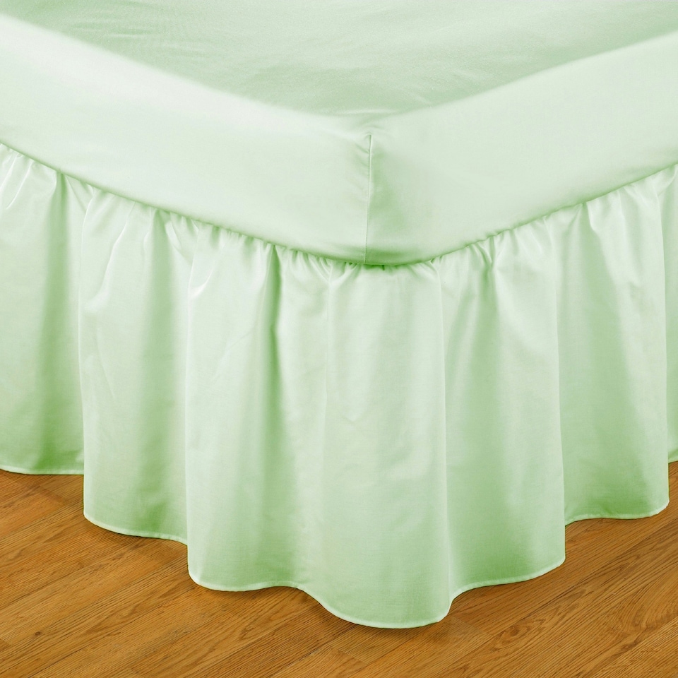 image 1 of Belledorm Easy Fit Frilled Platform Valance - Willow - Double