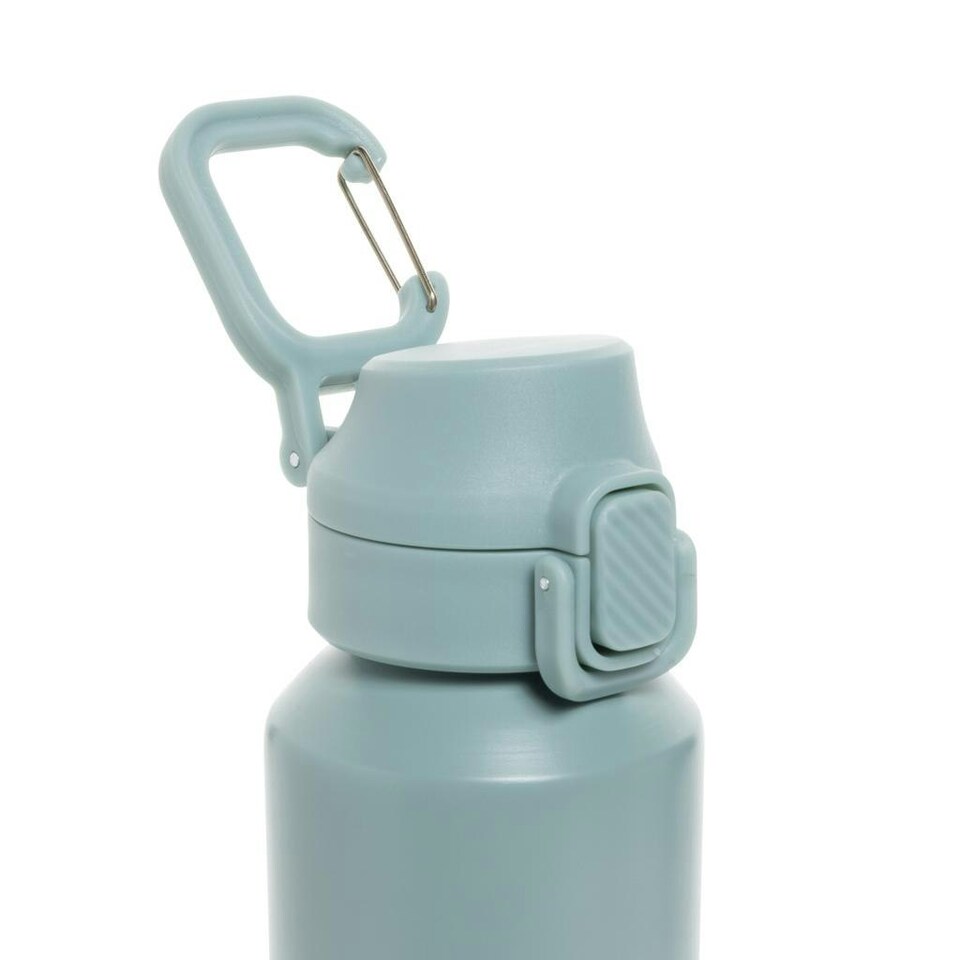 image 1 of XD Collection Via Lockable Recycled Stainless Steel 600ml Sports Bottle - Green - One Size