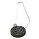 image 2 of Something Different Gothic Pentagram Pendulum Decision Maker - Black/White - One Size