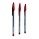 image 1 of Box of 50 Red Ballpoint Pens Smooth Glide by Janrax