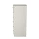 image 3 of Stirling 5 Drawer 1 Door Childrens Wardrobe in Grey Ash (Ready Assembled) | Grey | Grey Ash