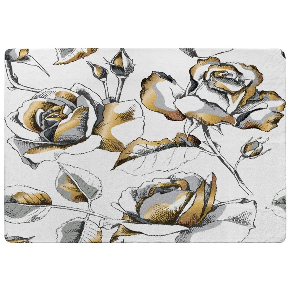 image 1 of Golden Roses (Rug) Multi | Small: 60x110cm