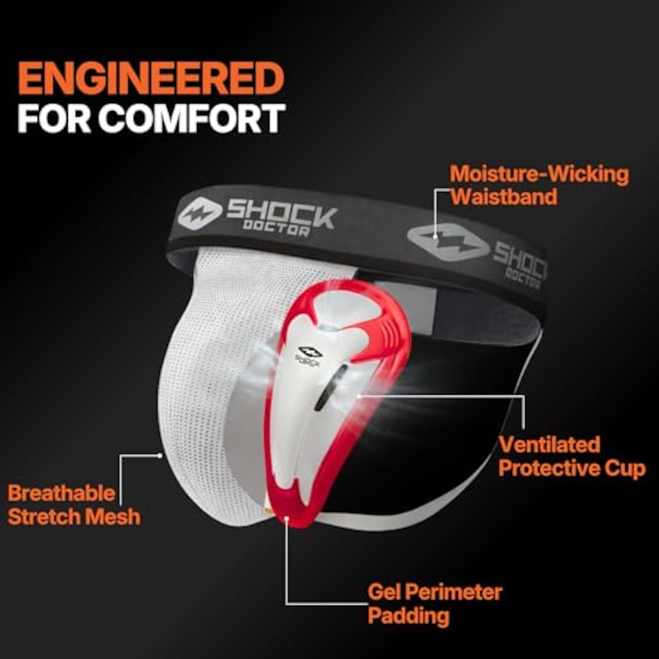 image 1 of Shock Doctor - Protective Mitt - Bioflex - Adult Male - Testicular Protector - Comfortable And Safe - Boxing - Martial Arts - Mma - Hockey (213)