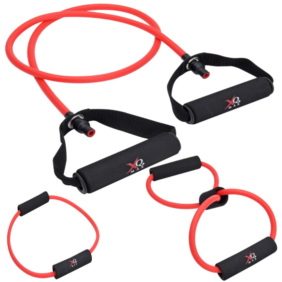 image 1 of Gr8 Home Resistance Band Tubes Expander Set Pull Home Gym Muscle Chest Training Fitness