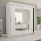 image 2 of Modern Sliding Wardrobe 120/150/180/203cm White/Black/Grey/Oak White | 203cm