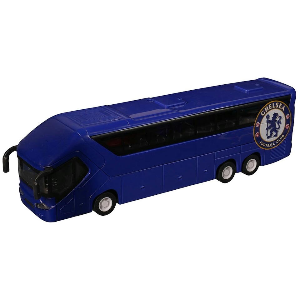 image 1 of Chelsea FC Die Cast Toy Bus - Blue/White - One Size