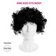 image 5 of Black Curly Wig | Black | 3
