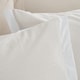 image 3 of Bianca Seersucker Woven Stripe 180 Thread Count Cotton Duvet Cover Set | Cream | Natural | Double