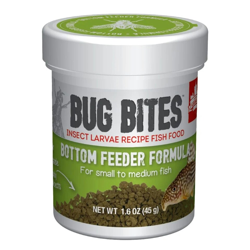 image 1 of Fluval Bug Bites Bottom Feeder Granules 45g (1.4-2mm)