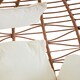 image 4 of Interiors by Premier Stable Natural Rattan Effect Hanging Chair, Stylish Lounge Chaiir, Versatile Garden Chair, Stable Lawn Chair