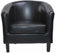 image 1 of Tub Chair Faux Leather Arm Chair