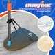 image 4 of HOMCOM 3 Pcs Kids Basketball Set w/ Hoop Ball Pump Height Fillable Base 3-8 Yrs
