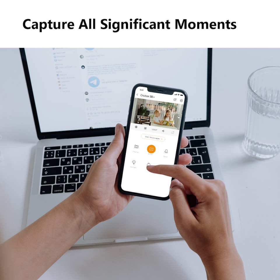 image 1 of IMOU Cruiser SE+ 2MP Cam WHT- Outdoor Pan & Tilt Smart Wi-Fi Plug-In Security Camera