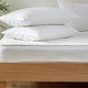 image 2 of Martex Naturals Cotton Quilted Mattress and Pillow Protector Set White | King
