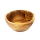 image 1 of Verano Spanish Ceramics Olive Wood Round Curved Bowl - 14cm | Brown | 1