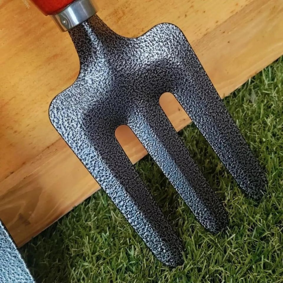 image 1 of Marco Paul Heavy Duty Hand Fork with Wooden Handle