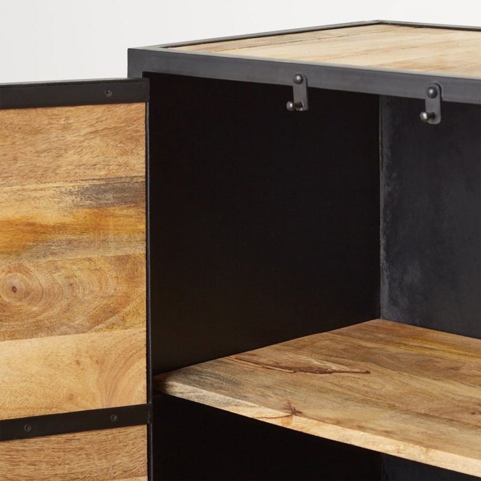 image 1 of Ascot Large Sideboard - Wood - L45 x W140 x H90 cm | Brown