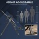 image 8 of HOMCOM Foldable Gravity Inversion Table, Fitness Bench w/ Soft Ankle Cushions