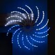 image 2 of 50cm Light up Christmas Spinner Decoration with 128 Blue and White LEDs