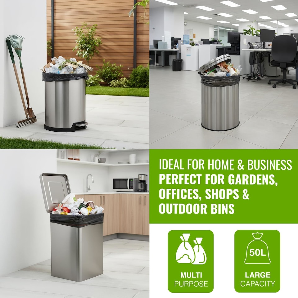 image 1 of Ecobag Everyday Bin Bags Heavy Duty Refuse Sacks Leak Resistant