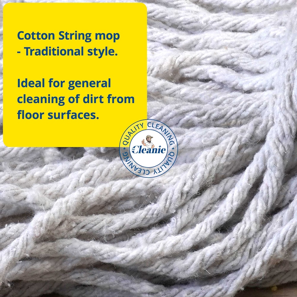 image 1 of Mr Cleanie, Cotton String Mop 2-Pack
