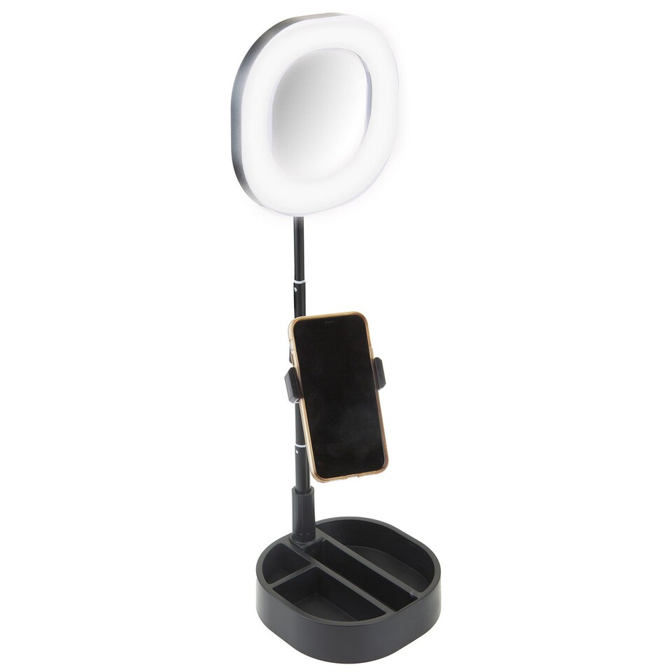 image 1 of VFM e-Store Social Media 15cm LED Ring Light with Phone Holder
