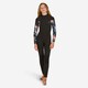 image 1 of Decathlon GIRL’S SURFING WETSUIT 500 4/3 MM BLACK