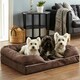 image 2 of Cosy Couch Mattress Dog Bed Brown | L