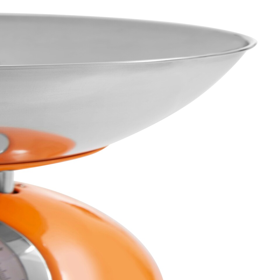 image 1 of Interiors By Premier Retro 5Kg Orange Kitchen Scale, Premium Constructed Kitchen Scale, Iron Steel Constructed Baking Scale