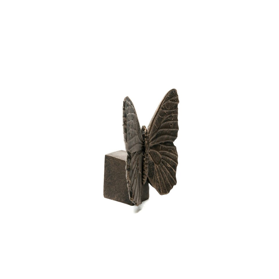 image 1 of Butterfly Plant Pot Feet - Set of 3 Grey