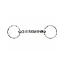 Shires Waterford Horse Loose Ring Snaffle Bit - Silver - 5in