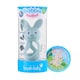 image 2 of Brush Baby Bobbie Bunny Baby Teether Toy Eucalyptus Green | Twist & Bounce Teething Toy