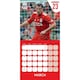 image 3 of Liverpool FC Legends 2025 Wall Calendar - Claret Red/White/Green - One Size
