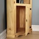 image 5 of Vida Designs Corona 1 Door Corner Bookcase Display Storage, Solid Pine Wood