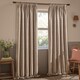 image 2 of Wylder Grace Leaf Jacquard Fully Lined Pencil Pleat Curtain Pair, Taupe, (W) 168 x (D) 137cm | Cream | Taupe | 1